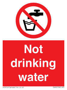not drinking water